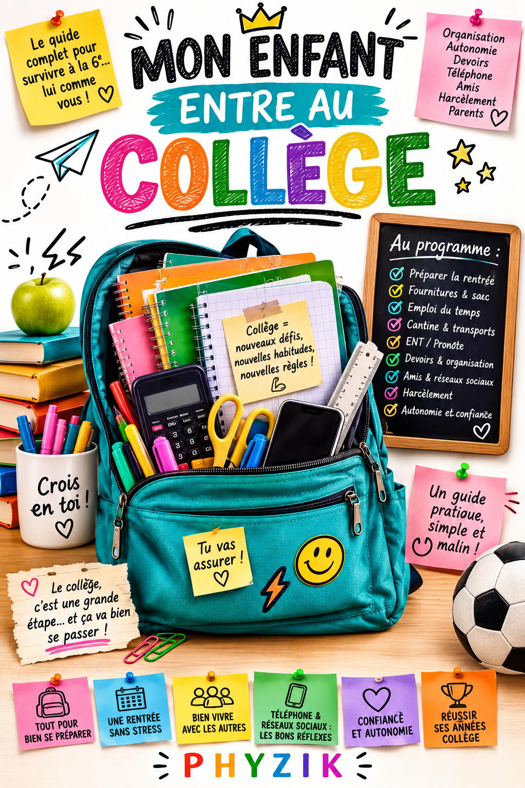 MON ENFANT RENTRE AU COLLÈGE