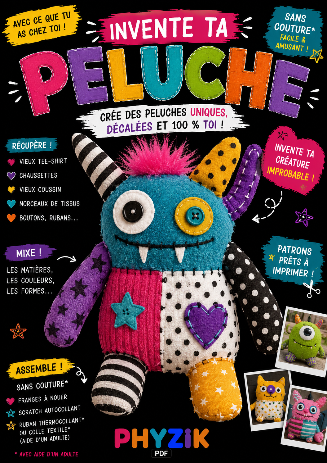 INVENTE TA PELUCHE