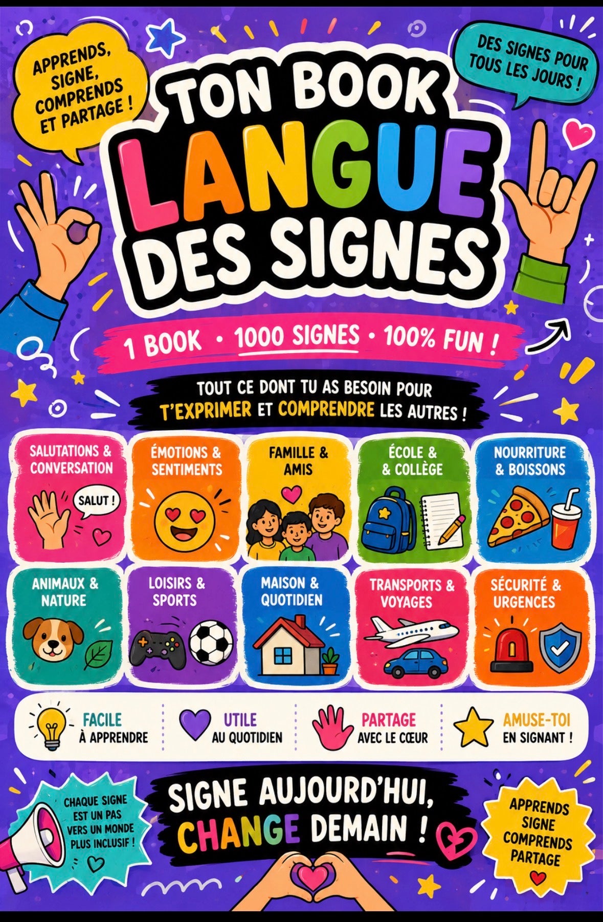 J'APPREND LA LANGUE DES SIGNES